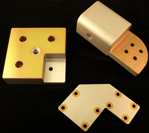 (Anodized and Alodined parts with specialty masking)